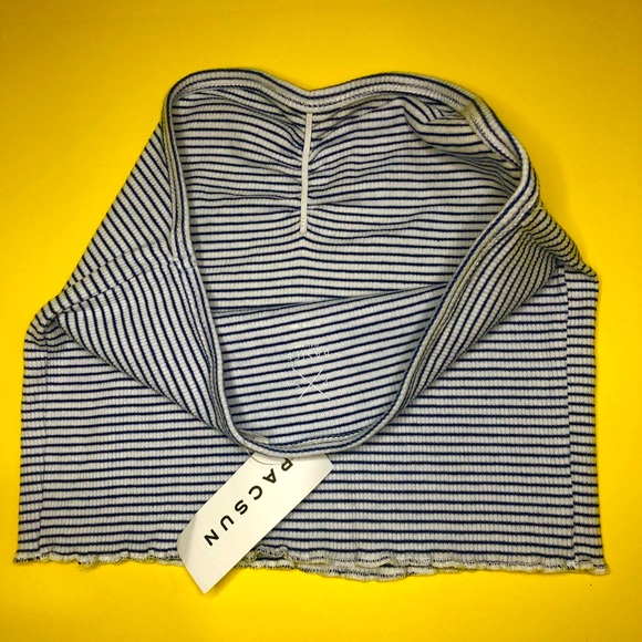 PACSUN x Basics Stripped Tube Top - Picture 4 of 5